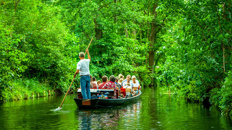 Sagolika Spreewald och lunch i kanalernas grnska