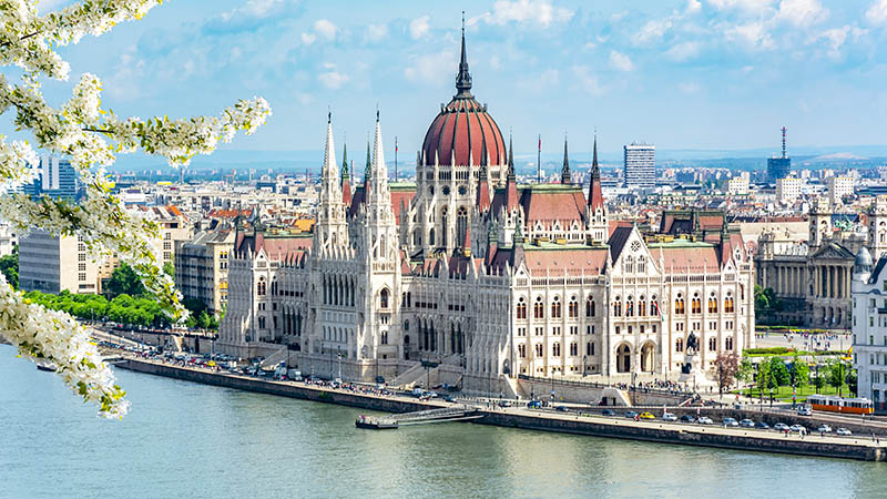 Budapest med Wien och Balatonsjn