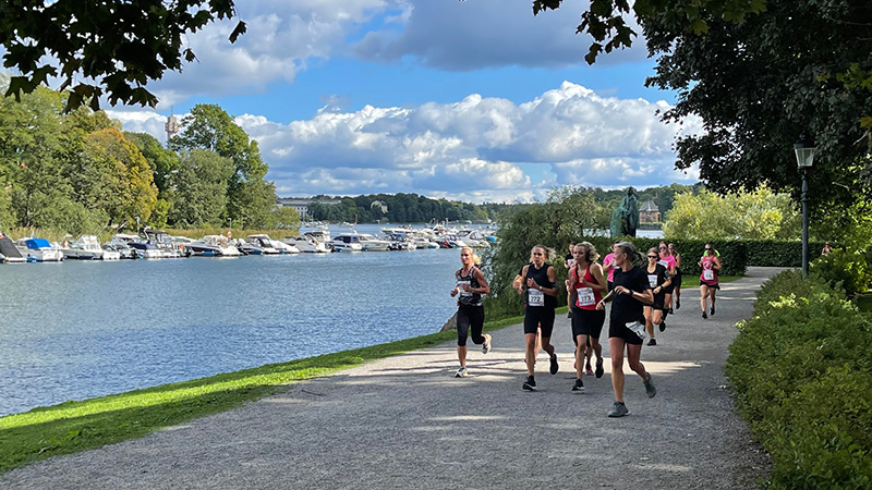 Shopping, pepp & Tjejmilen på Gärdet